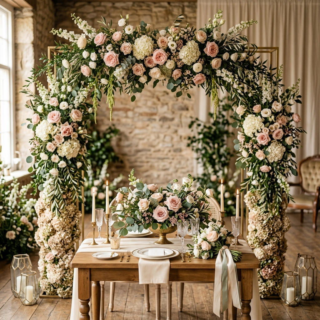 Wedding floral design